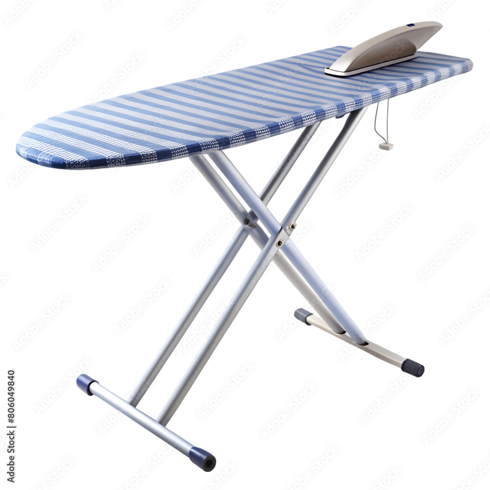 White picnic table isolated on a white wall White picnic table isolated on a white wall