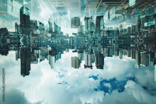 Inception City: A Surreal Sci-Fi Fantasy Urban Landscape