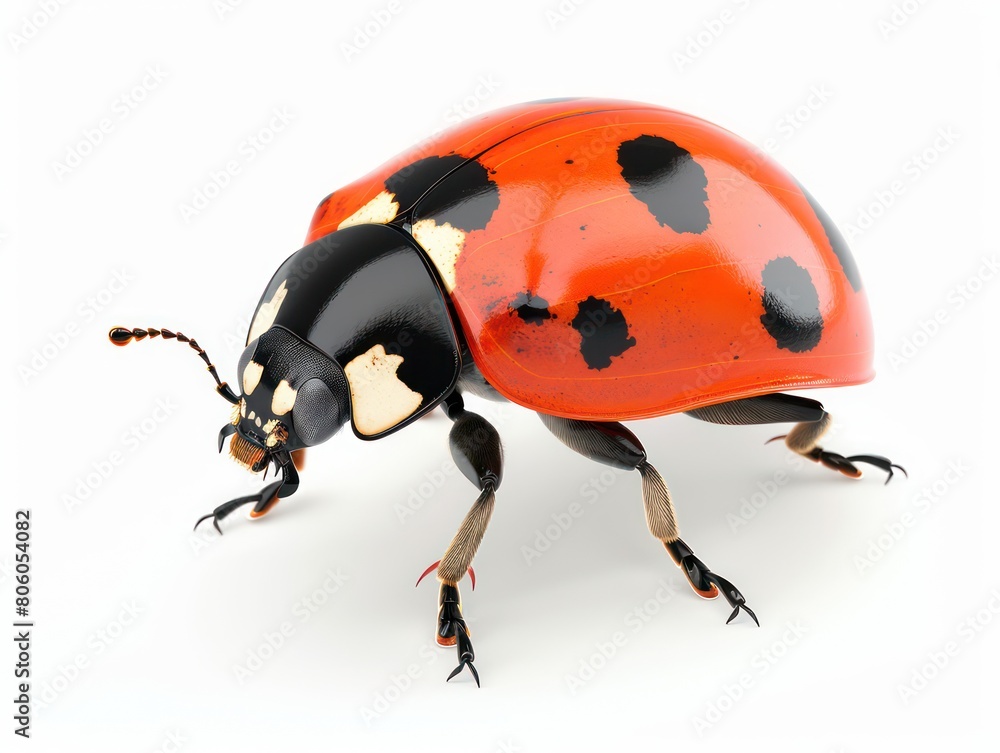 lady bug isolated on white background lady bug isolated on white background