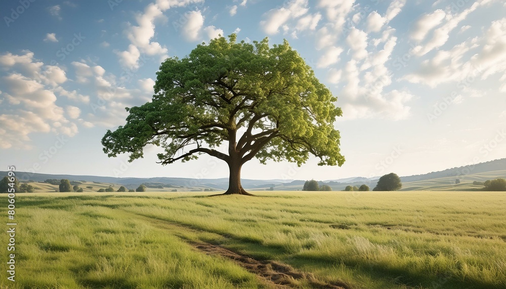 landscape with tree