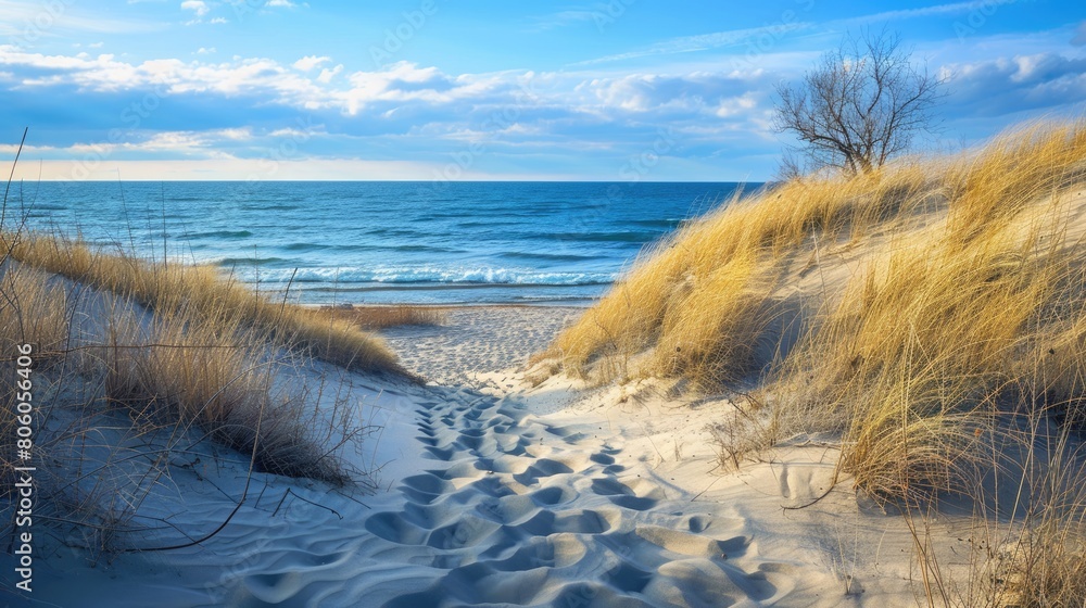 Discovering the Beauty of Lake Dunes: Dramatic Coastline and Midwest Beach Discovering the Beauty of Lake Dunes: Dramatic Coastline and Midwest Beach