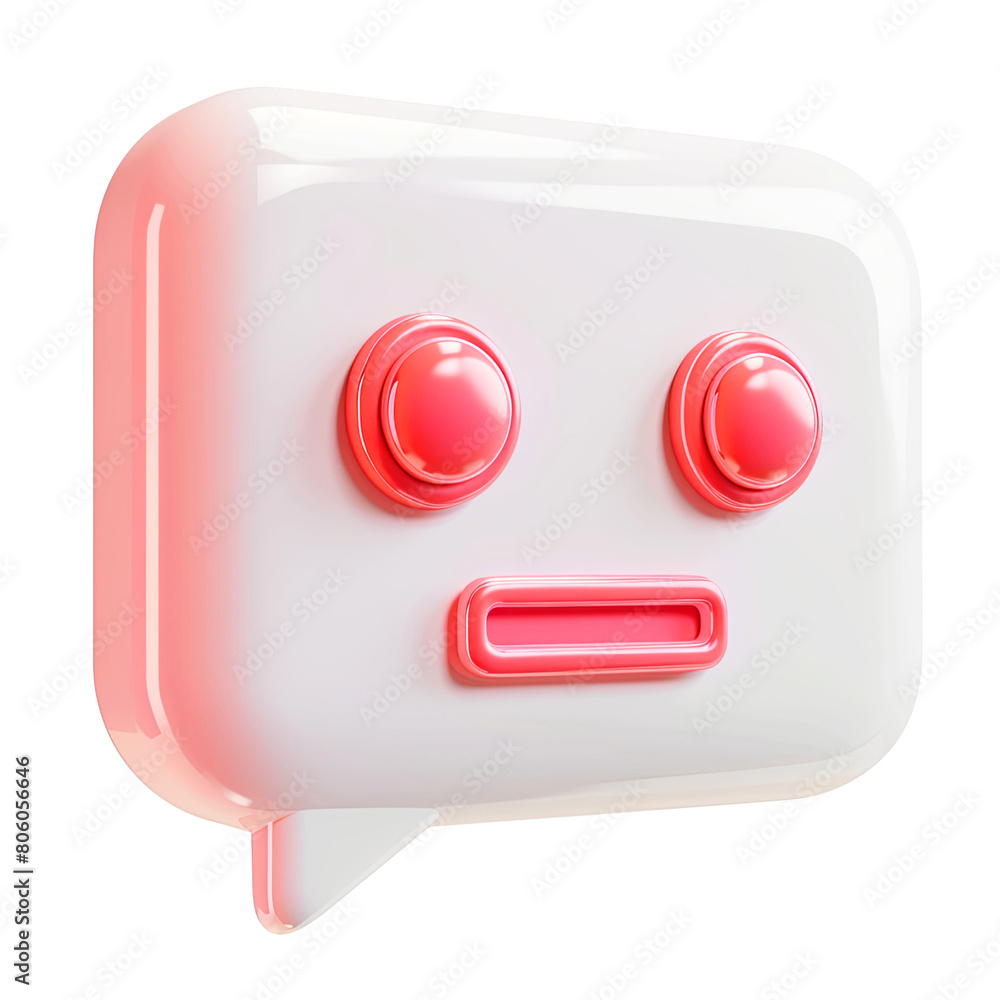 Speech bubbles emoticons in 3d realistic style. Speech bubbles emoticons in 3d realistic style.