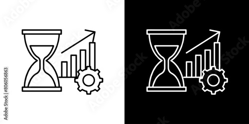 Productivity, efficiency, effectiveness, output Icon