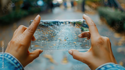 Capturing Street Scene Clear Smartphone Photography with Transparent Glass Surfaces
