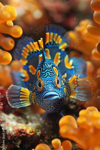 Strikingly Beautiful Mandarin Fish
