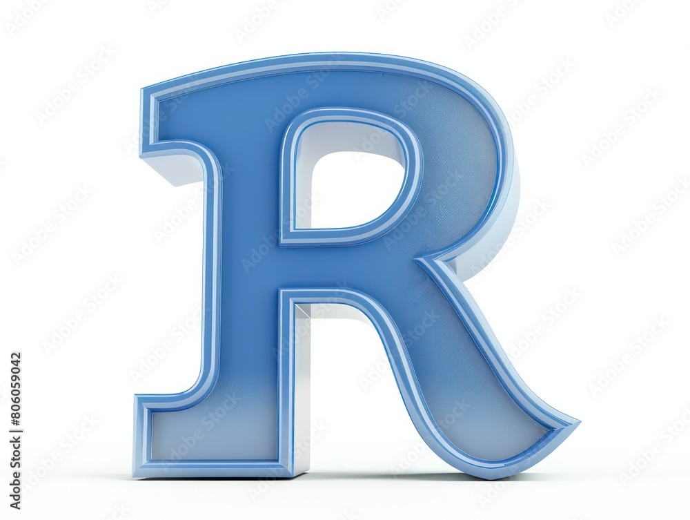 R letter icon, logo design on white background R letter icon, logo design on white background