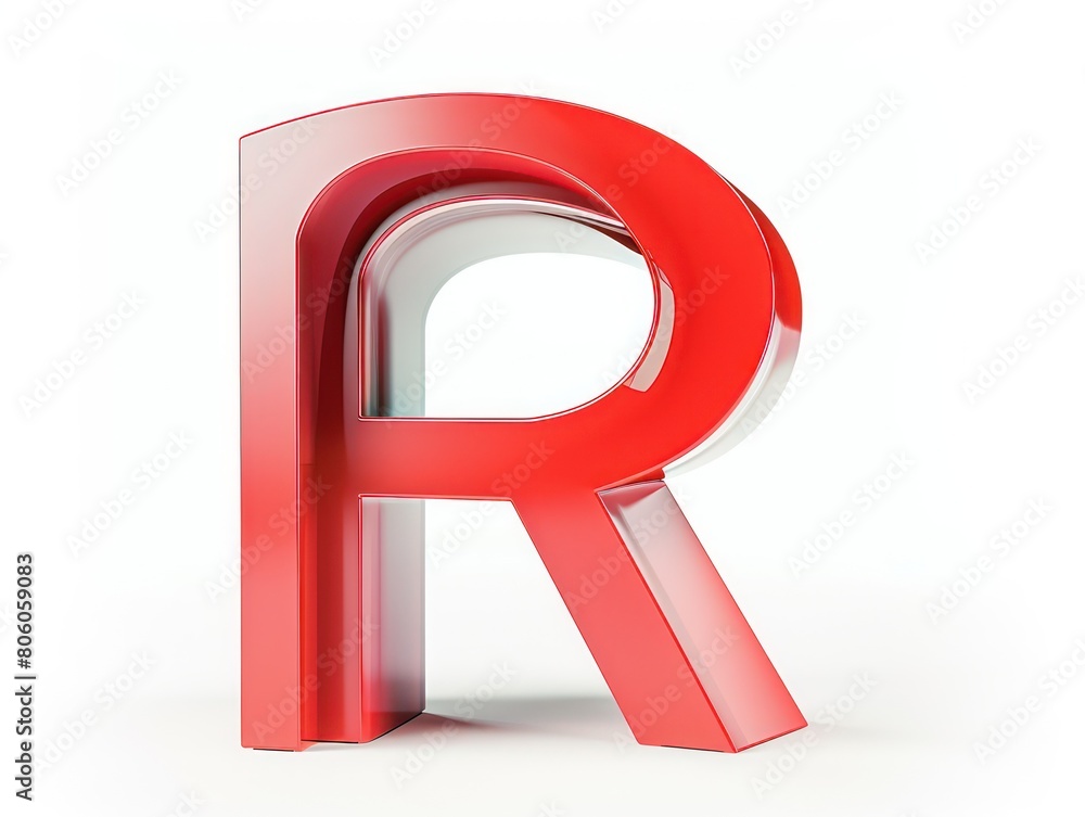 R letter icon, logo design on white background R letter icon, logo design on white background
