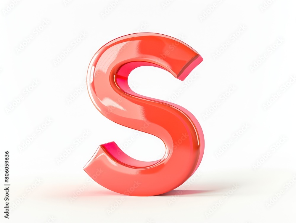 S icon logo design, color gradient on white background S icon logo design, color gradient on white background