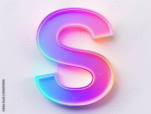Wallpaper Mural S icon logo design, color gradient on white background Torontodigital.ca