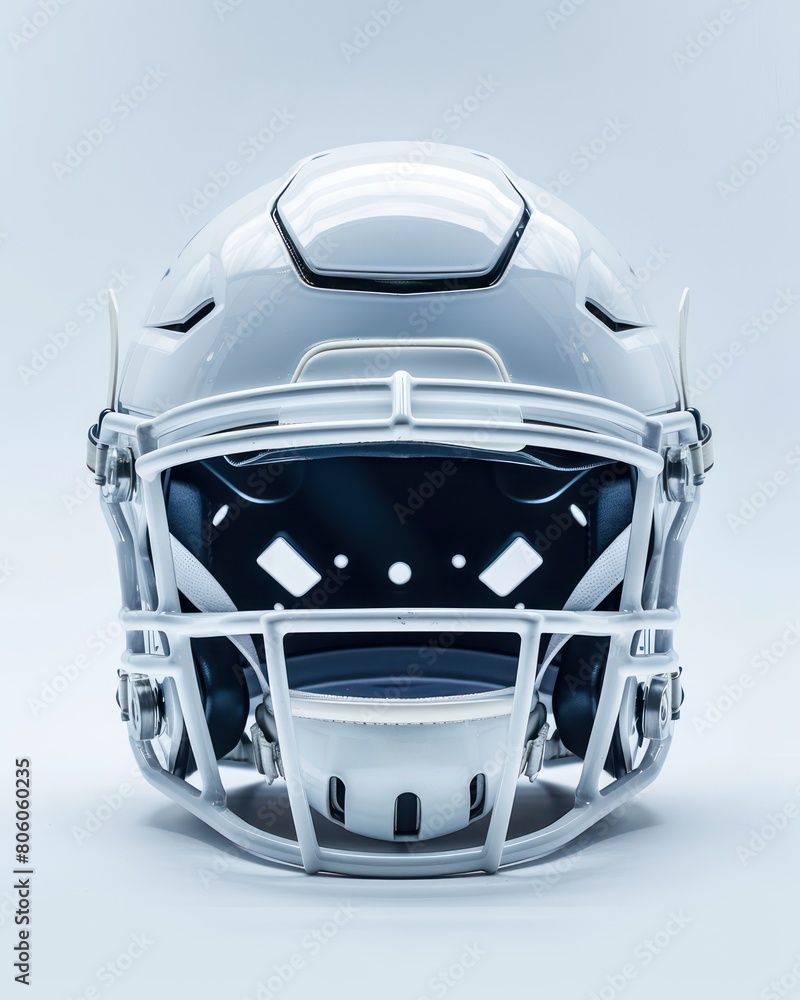 Fototapeta premium football helmet on white backdrop