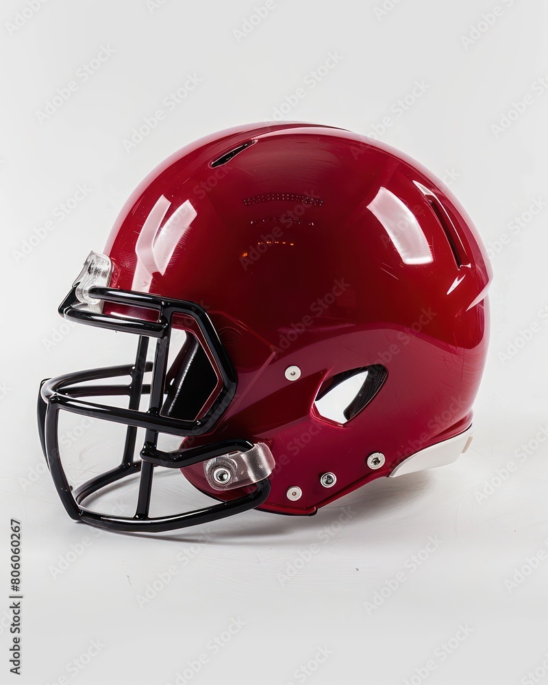 football helmet on white backdrop football helmet on white backdrop