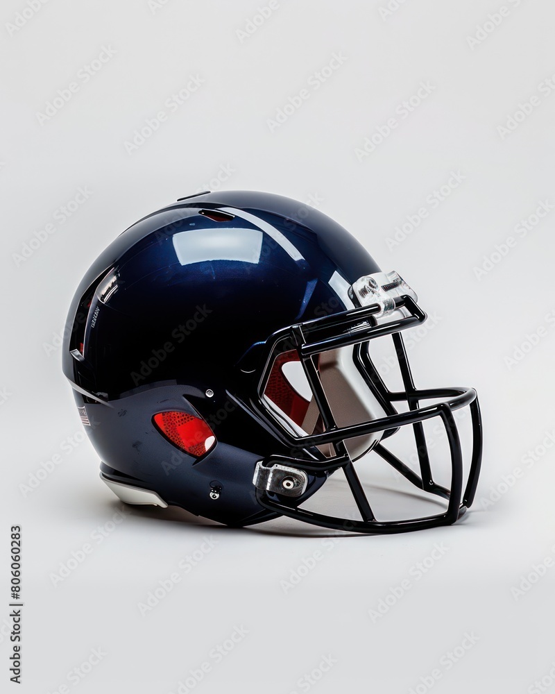 Fototapeta premium football helmet on white backdrop