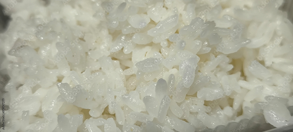 Rice grains are ready to eat. Rice grains are ready to eat.