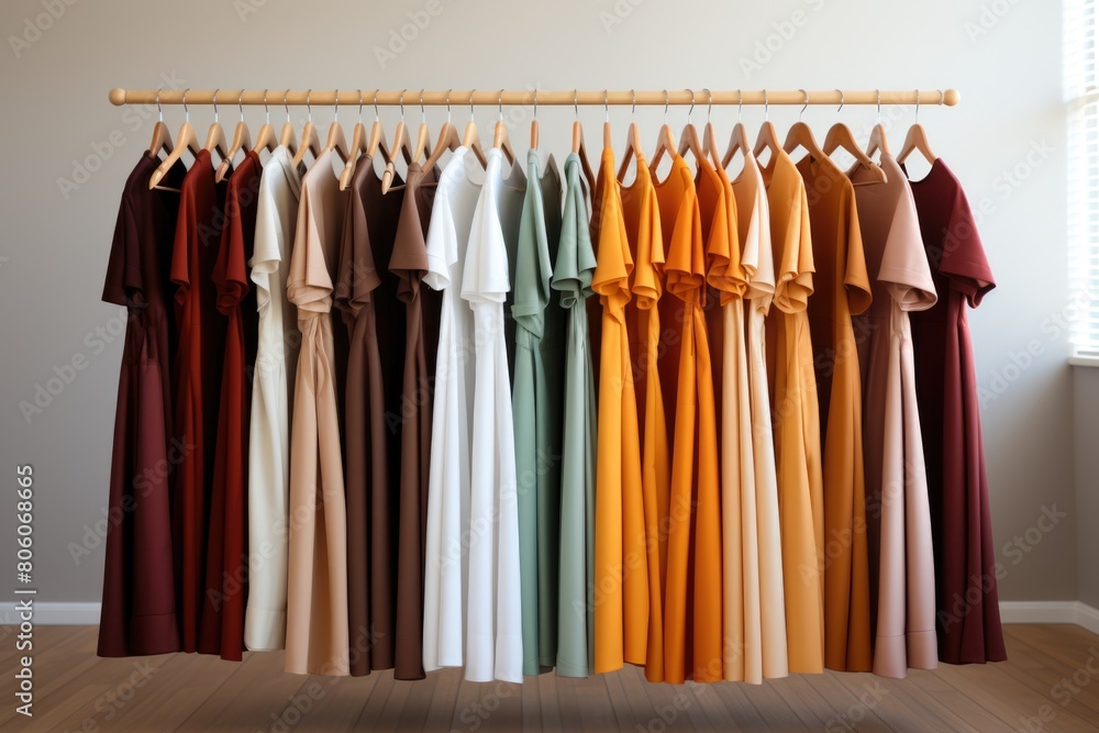 Woman clothes hanging Woman clothes hanging