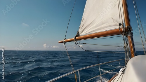 sailing on the lake