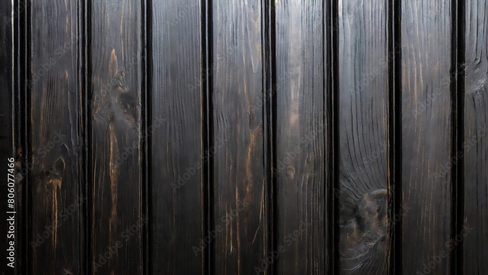 black wooden plank texture 