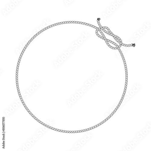 Rope Circle design vector illustration