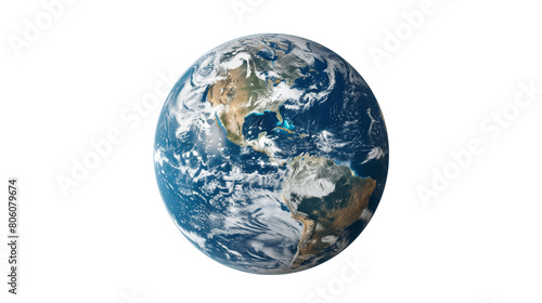 planet earth isolated on transparent background