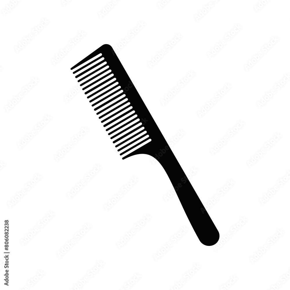 Hairbrush icon isolated on transparent background. Hairbrush icon isolated on transparent background.