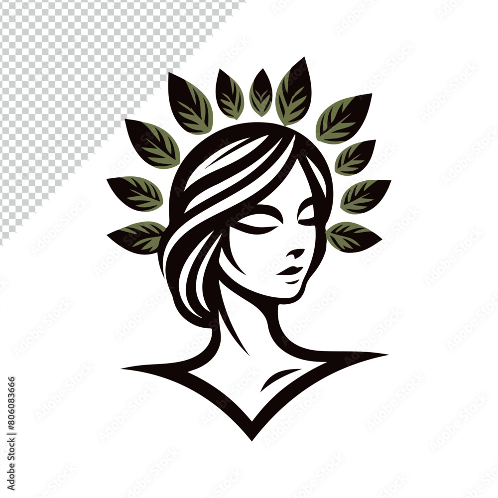 Women fashion shop and beauty business Logo vector EPS10 illustration, Generative Ai Women fashion shop and beauty business Logo vector EPS10 illustration, Generative Ai