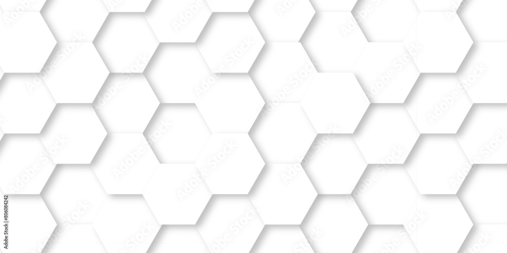 Abstract pattern with hexagonal white and gray technology line paper background. Hexagonal 3d vector grid tile and mosaic structure mess cell. white and gray hexagon honeycomb geometric copy space.
Abstract pattern with hexagonal white and gray technology line paper background. Hexagonal 3d vector grid tile and mosaic structure mess cell. white and gray hexagon honeycomb geometric copy space.