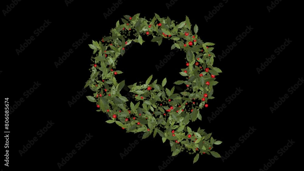 Nature's Alphabet : A Stunning Display of Letters Q Formed by Vibrant Red Berries and Lush Green Leaves, Alphabet letters are meticulously crafted from vibrant red berries and lush green leaves. Nature's Alphabet : A Stunning Display of Letters Q Formed by Vibrant Red Berries and Lush Green Leaves, Alphabet letters are meticulously crafted from vibrant red berries and lush green leaves.