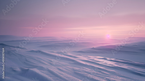 Spellbinding Serenity and Stark Solitude: The Unhidden Beauty of the Tundra Twilight photo
