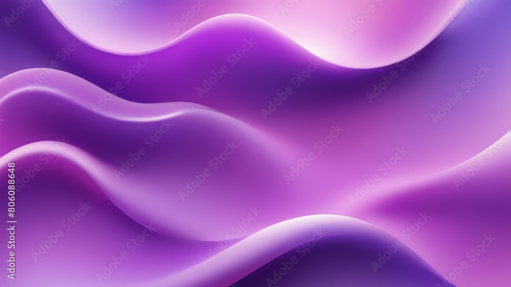 Fototapeta premium Gradient violet liquid background. Gradient purple liquid background. wavy violet wallpaper. Wave purple gradient background. Abstract purple color background.