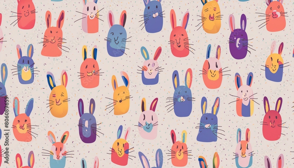 Rabbit pattern style 02 Rabbit pattern style 02