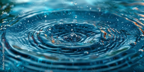 Water drop in slow motion photography