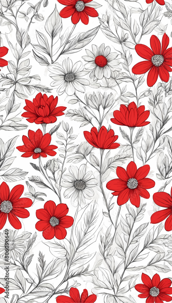 Beautiful seamless vector floral pattern, spring summer background with tropical flowers, palm leaves, jungle leaf, rose, bird of paradise flower. Exotic wallpaper, Hawaiian style, watercolour style Beautiful seamless vector floral pattern, spring summer background with tropical flowers, palm leaves, jungle leaf, rose, bird of paradise flower. Exotic wallpaper, Hawaiian style, watercolour style