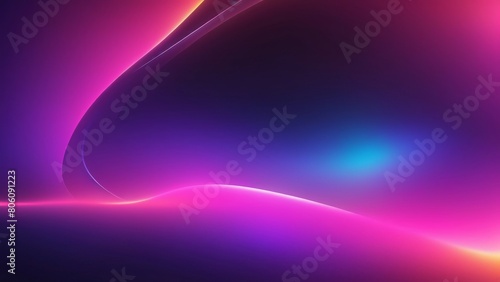 Abstract wavy line of light, neon glowing lines background. vibrant gradient modern background. modern wavy background. synthwave wallpaper. abstract futuristic color background.