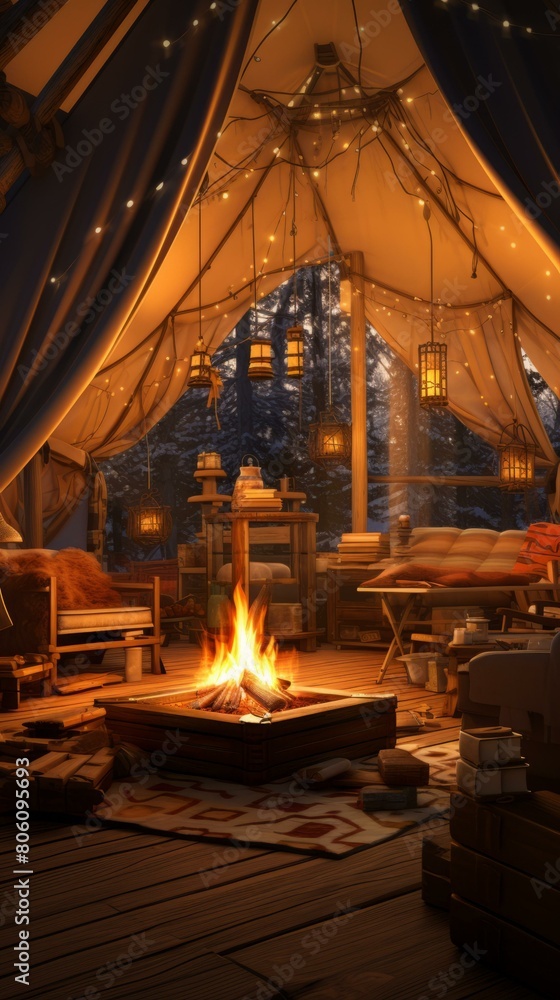 Cozy Winter Cabin Getaway