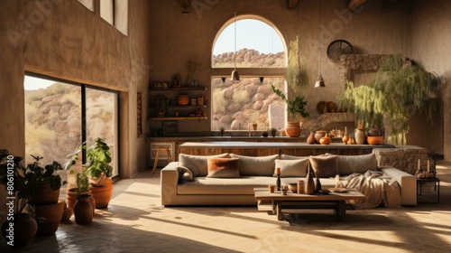 Desert Home Interior Design Living Room