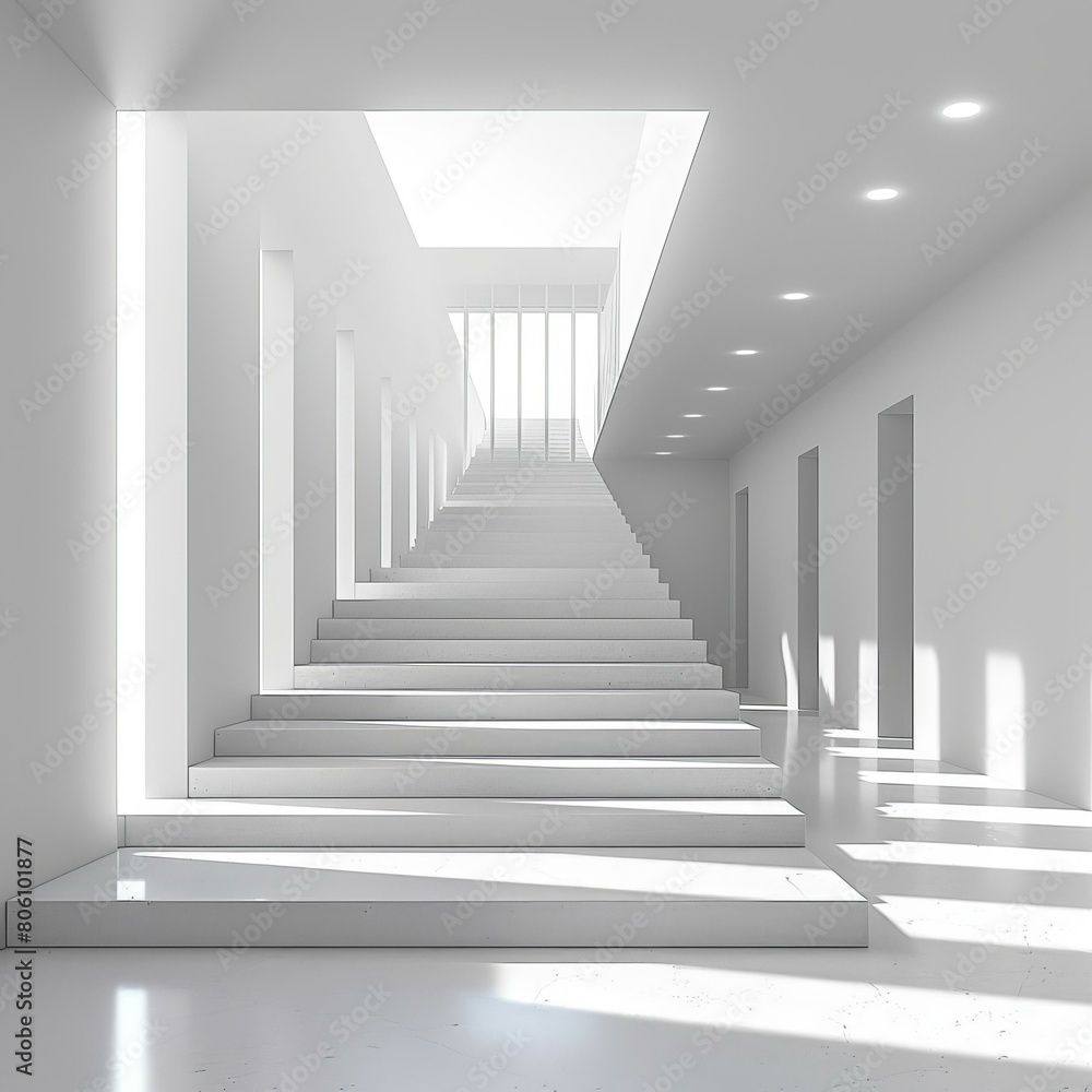 Fototapeta premium The Minimalist Staircase