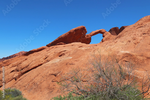 Arch Rock at Valley of Fire State Park, Nevada