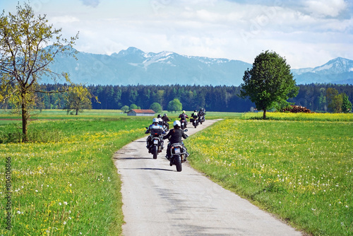 Motorradtour im bayerischen Oberland bei Dietramszell