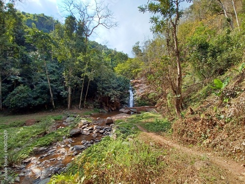 path of waterfall