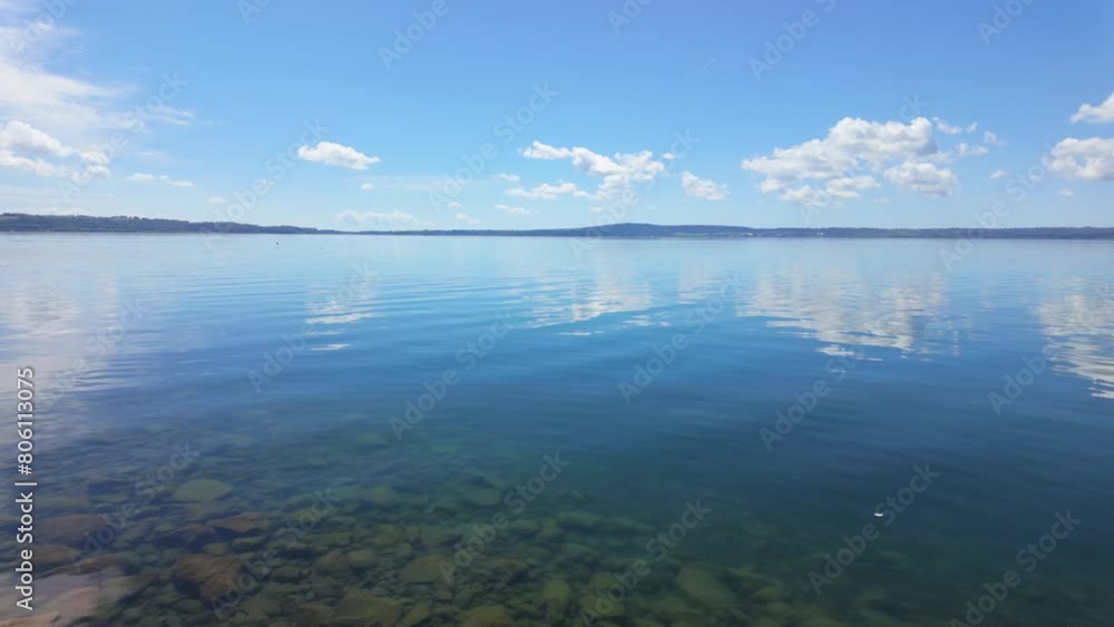 Lake Bracciano seen from Trevignano Romano - Lazio - Italy Lake Bracciano seen from Trevignano Romano - Lazio - Italy
