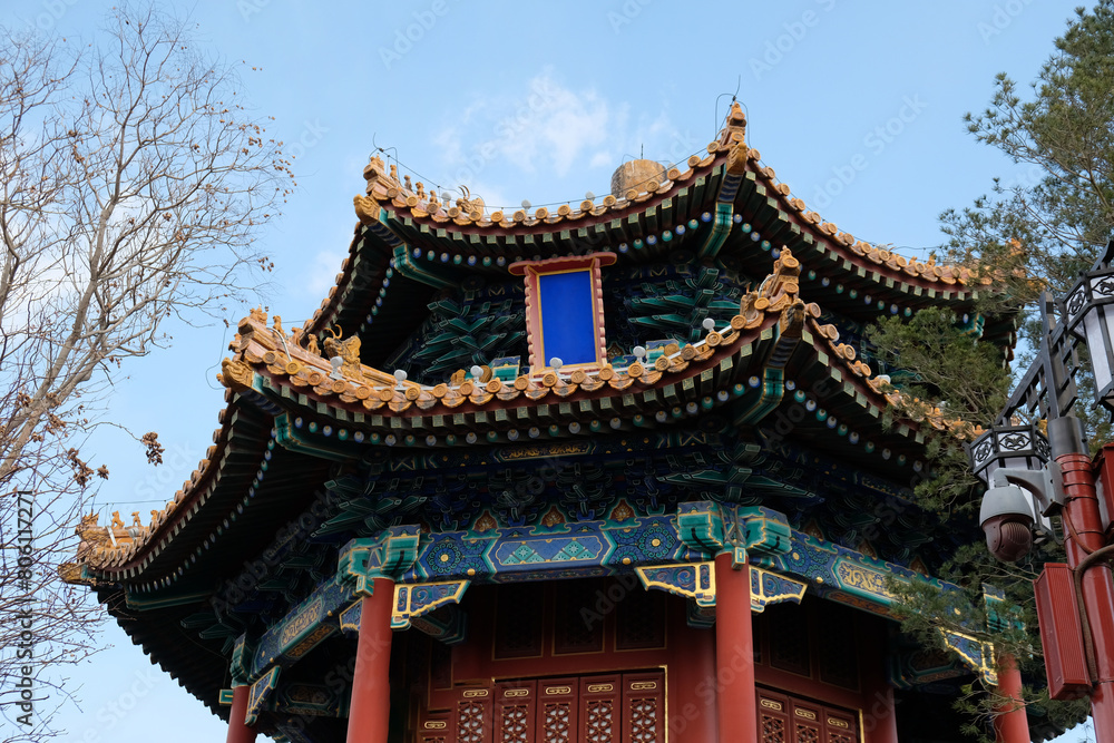 chinese temple roof, Beijing