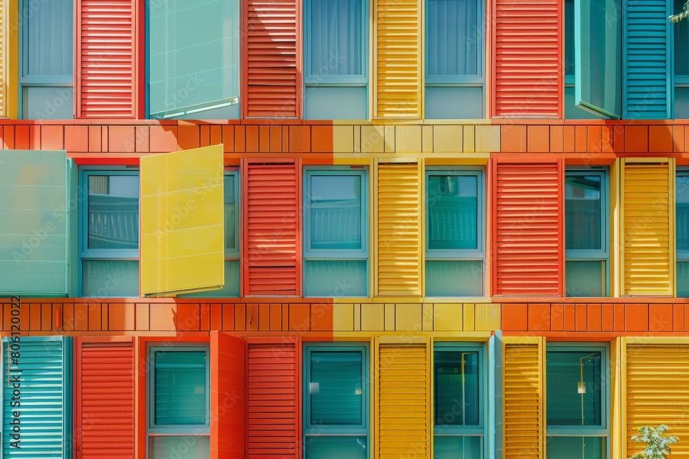 New multi-storey residential building on an autumn day. Beautiful simple AI generated image in 4K, unique. New multi-storey residential building on an autumn day. Beautiful simple AI generated image in 4K, unique.