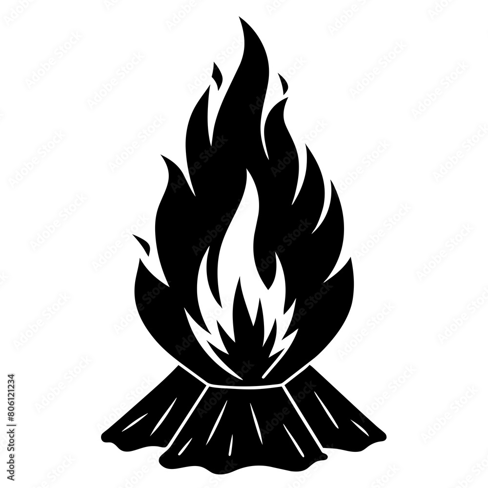 fire flames set fire flames set