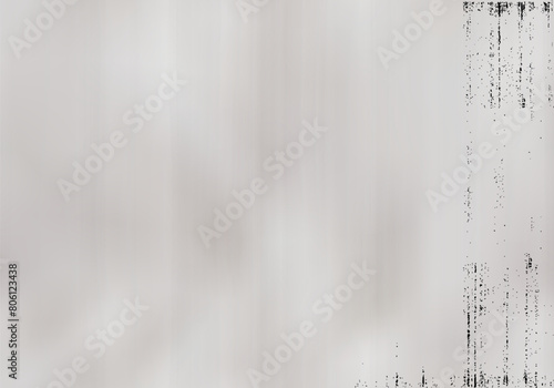 Grunge overlay of photocopy or print paper with ink stripes and noise. Paper with mud texture. Vector black and white bg photo