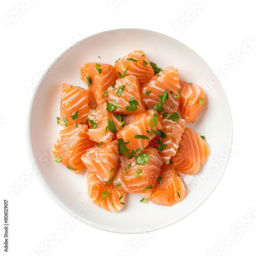 Plate of Salmon Gravilix Is...