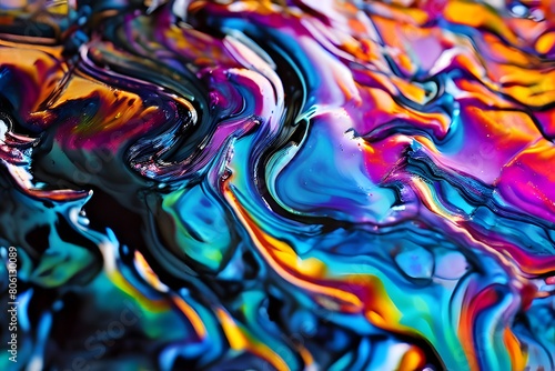 Colorful abstract liquid background design
