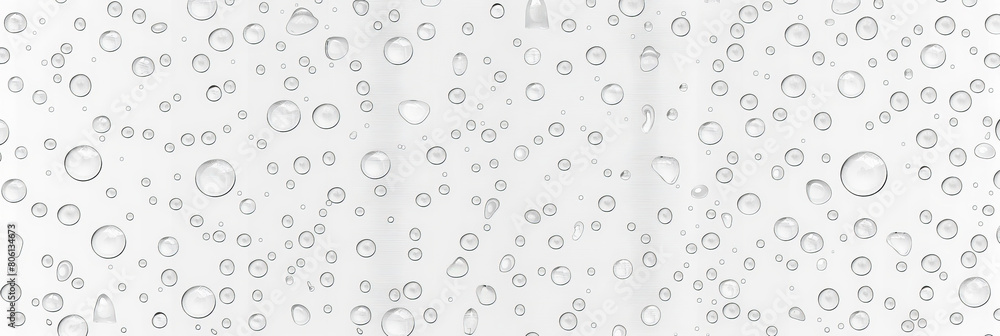 Water droplets on a white background. water drop texture on white background
Water droplets on a white background. water drop texture on white background