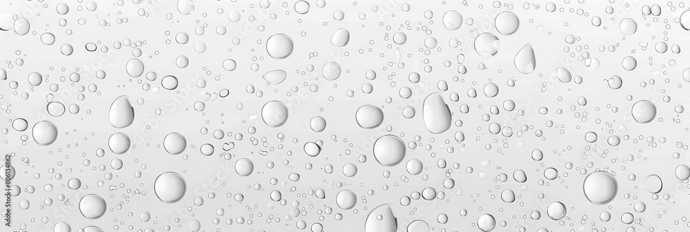 Water droplets on a white background. water drop texture on white background
Water droplets on a white background. water drop texture on white background