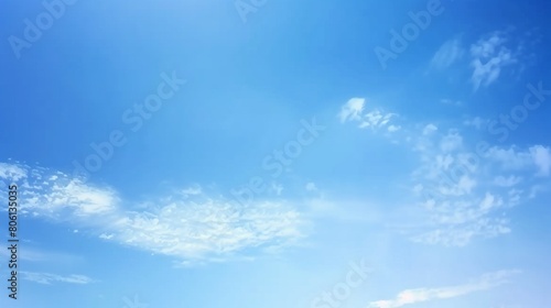 Minimalist HD Blue Sky Background