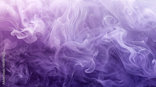 A smooth gradient of smoke from deep purple to soft lilac  flowing across the frame in a soothing  seamless transition.
