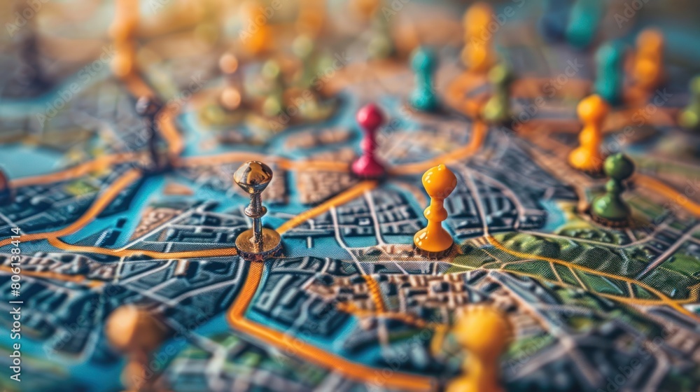 GPS navigation systems in route planning and guidance. GPS navigation systems in route planning and guidance.